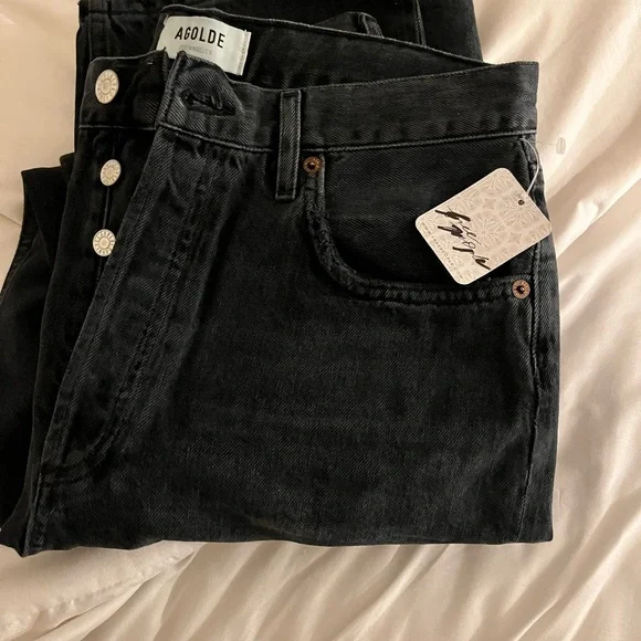 New! AGOLDE 90’s pinch high waist straight leg - Picture 3 of 5